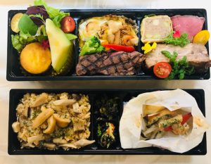 松茸&ビーフ弁当